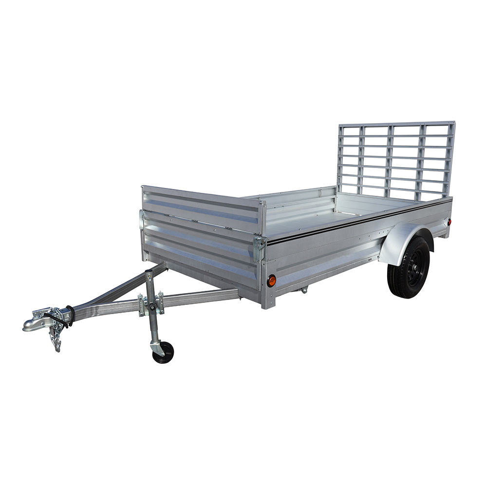 5’ x 10’ Solid Side Utility Trailer w/ 4’ Panel Landscape Gate