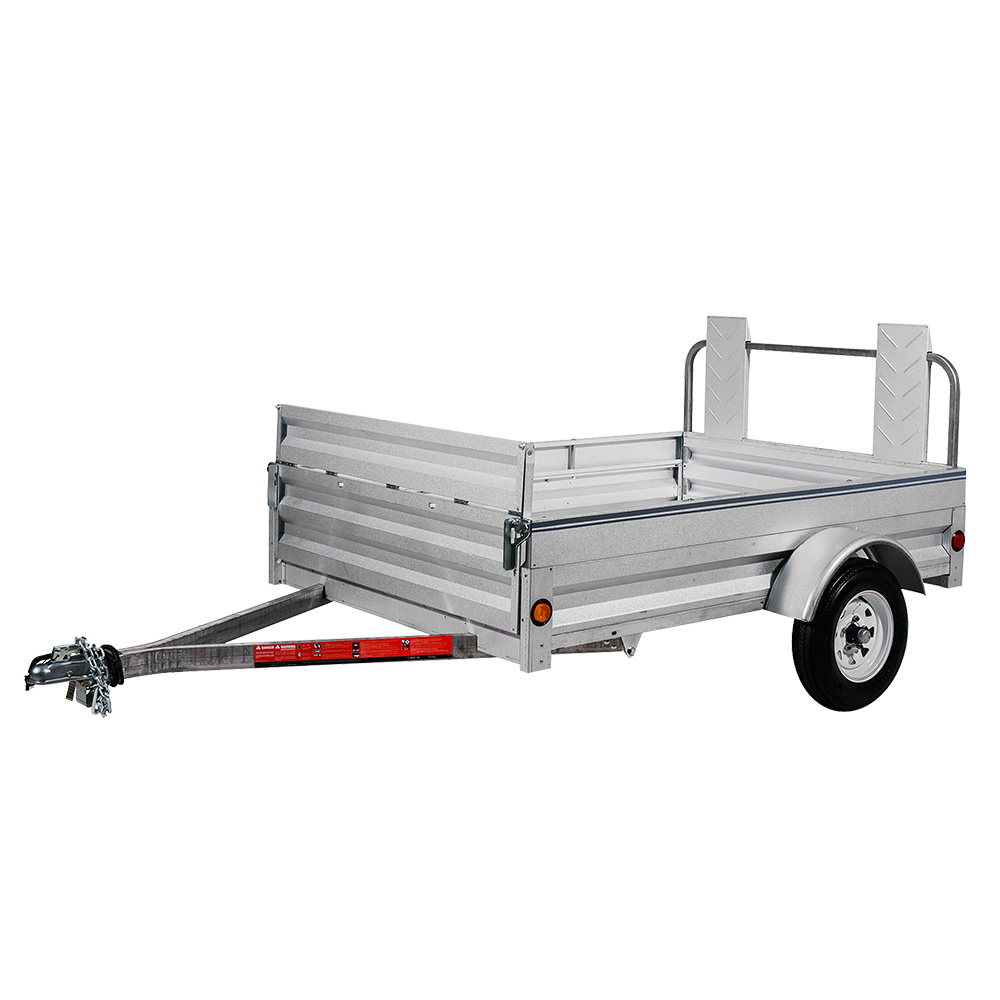 5’ x 7’ Solid Side Utility Trailer w/ 3’ Ramp Gate
