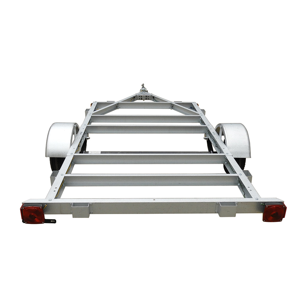 4’ x 8’ Open Frame Trailer Kit w/ Stake Pockets rear view