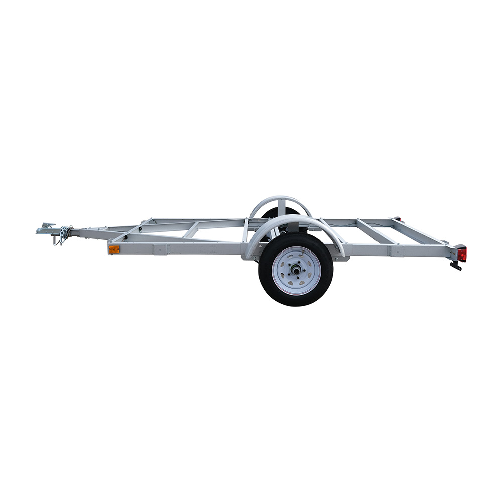 5’ x 8’ Open Frame Trailer w/ Stake Pockets side view