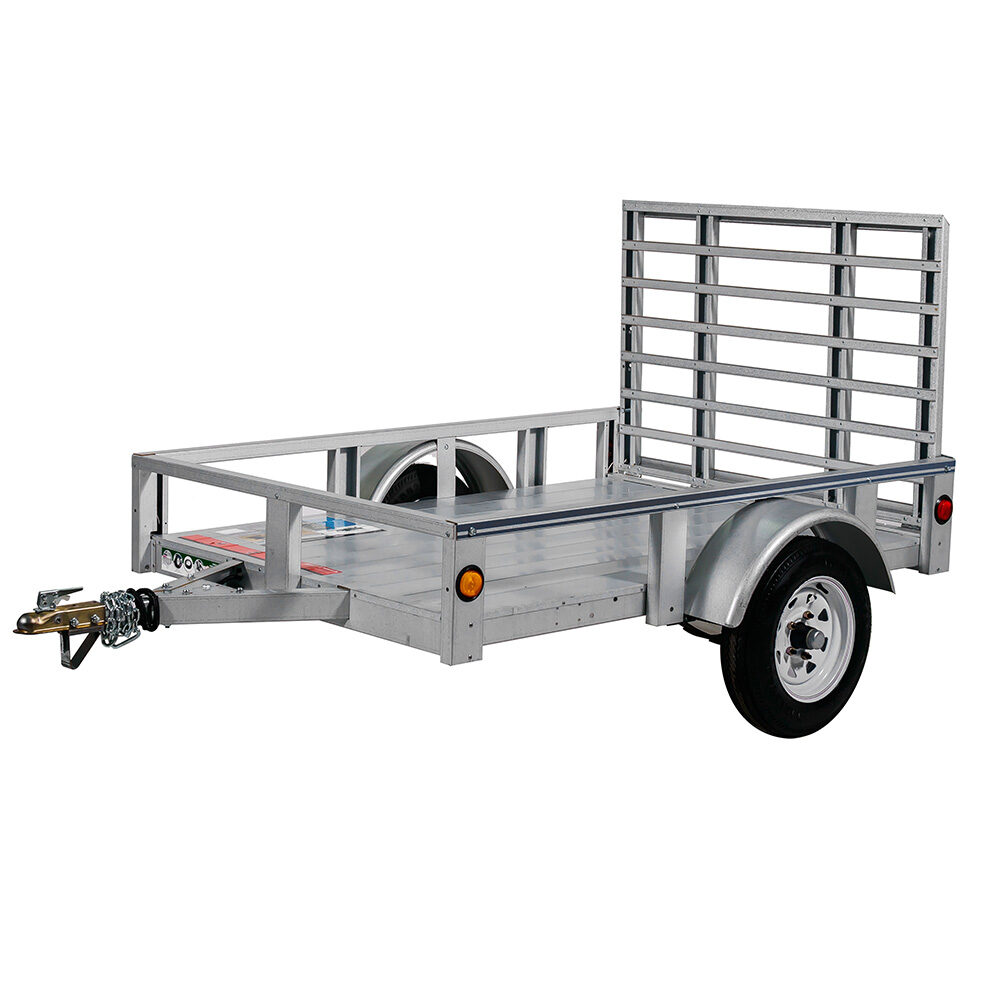 4 x 6’ Rail Side Utility Trailer w/ 3’ Landscape Gate