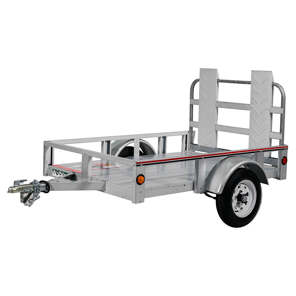 4’ x 6’ Rail Side Utility Trailer w/ 3’ Ramp Gate