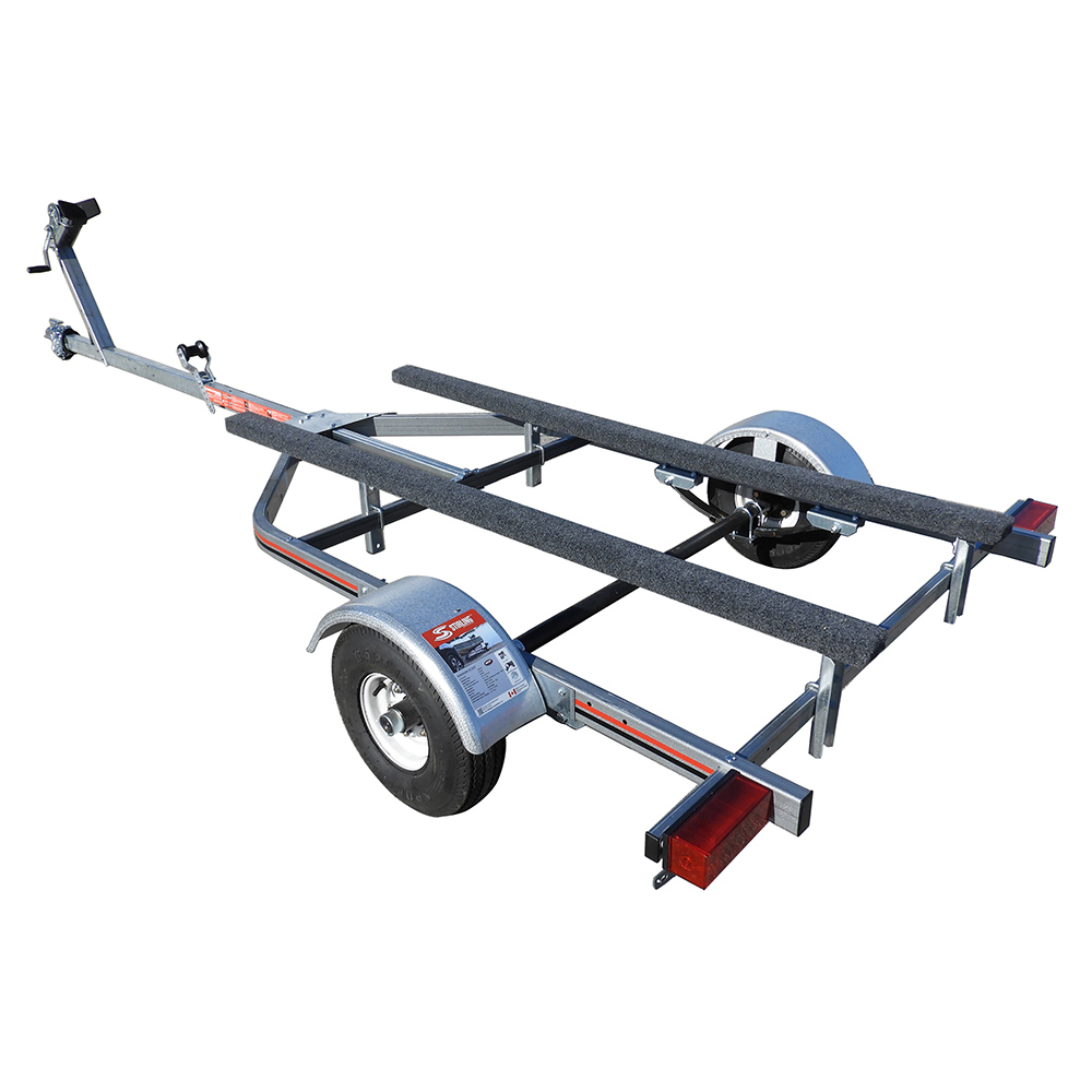 4’ x 14’ Boat Trailer rear view