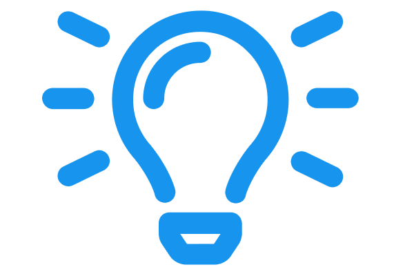 Icono de iluminación LED