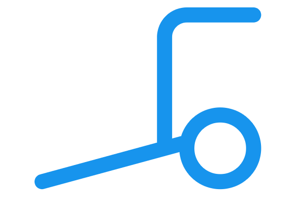 Trailer loading ramp icon